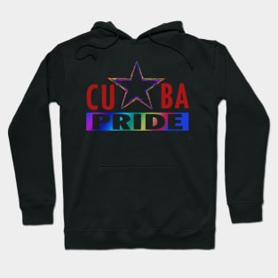 Cuba Gay Pride Star Rainbow Hoodie